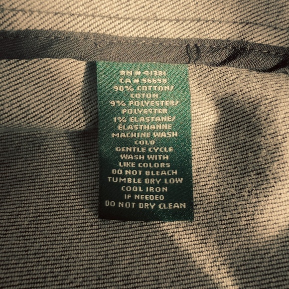 Lauren Ralph Lauren women's denim blazer size 10 black jean jacket classic slim - Picture 8 of 8